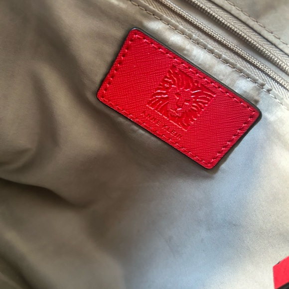 Anne Klein Vibrant Red Satchel - Picture 5 of 13